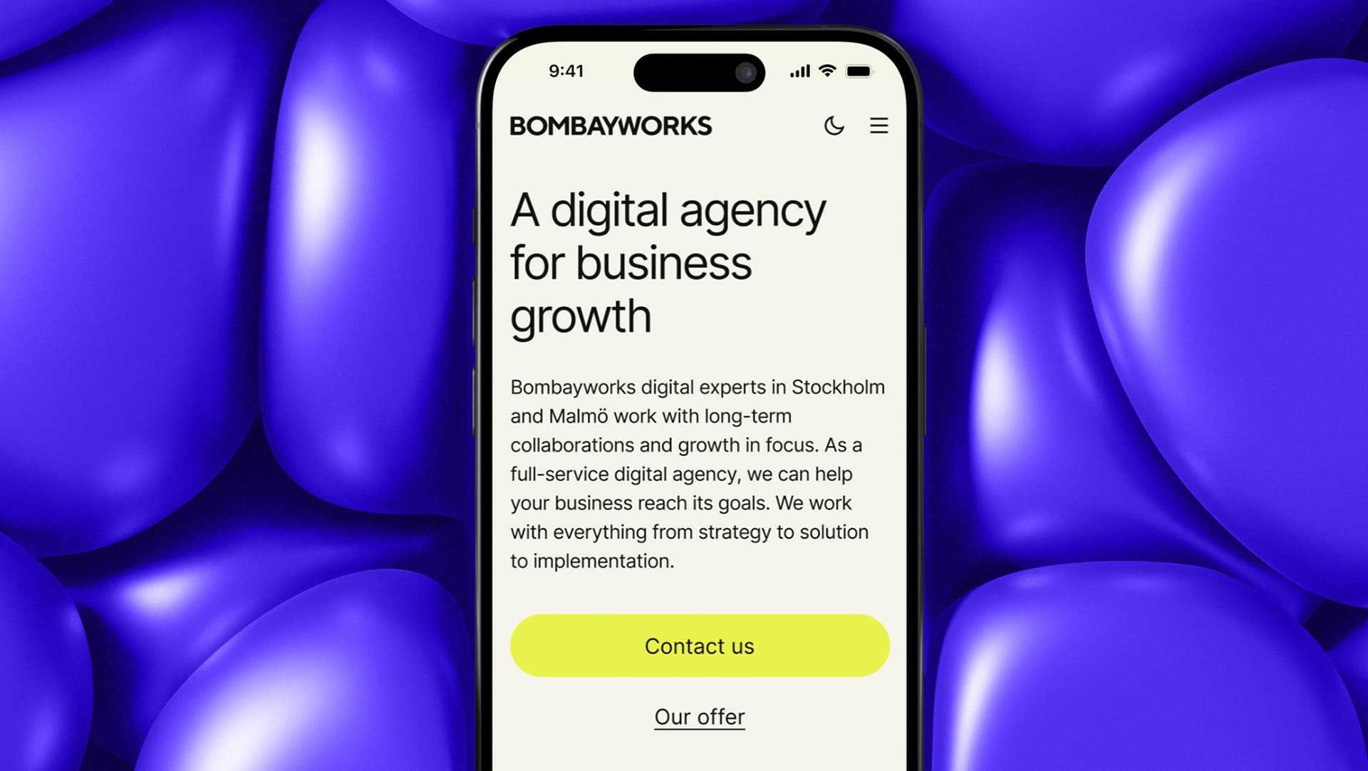 AISEO An image of a yellow placard saying "A digital agency for business growth"